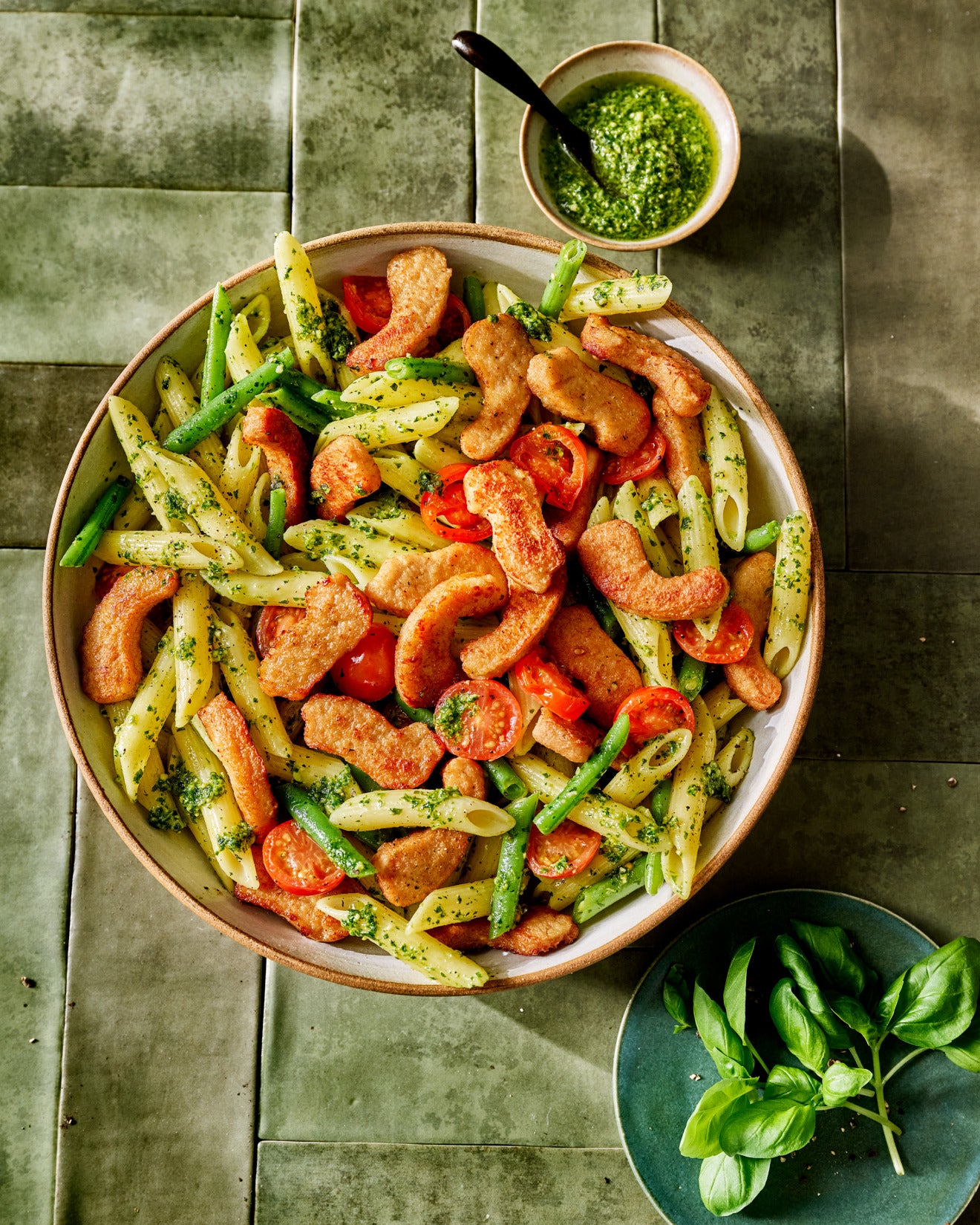 Pâtes au pesto garden gourmet