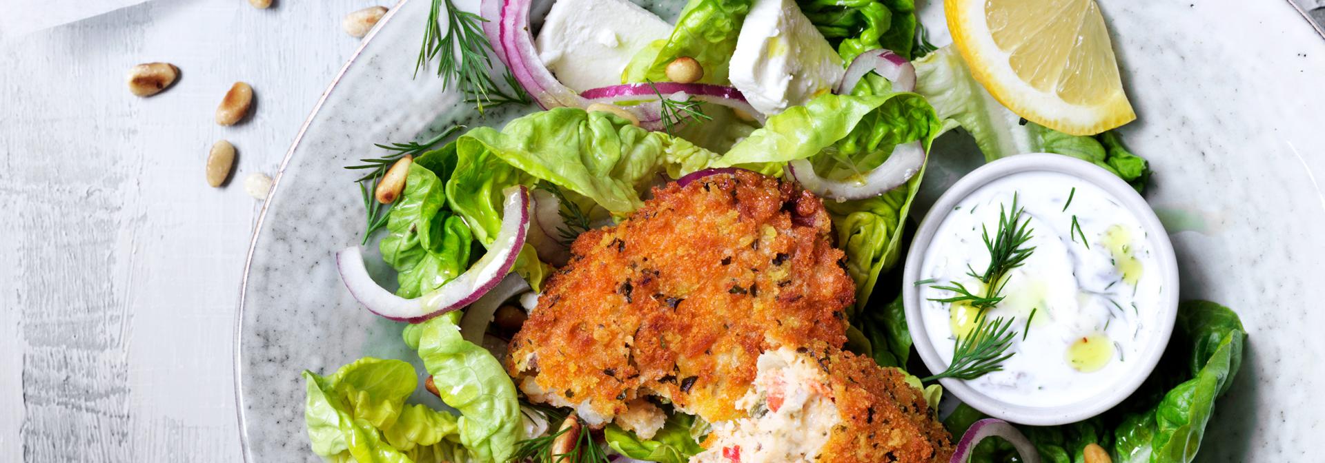 Fetasalade met Griekse Rondo