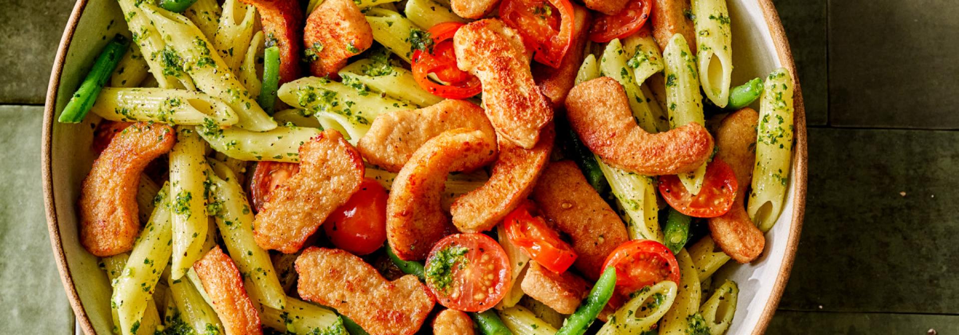 Pâtes au pesto garden gourmet