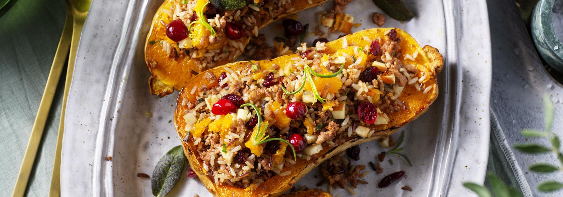 Courge butternut farcie Sensational Mince