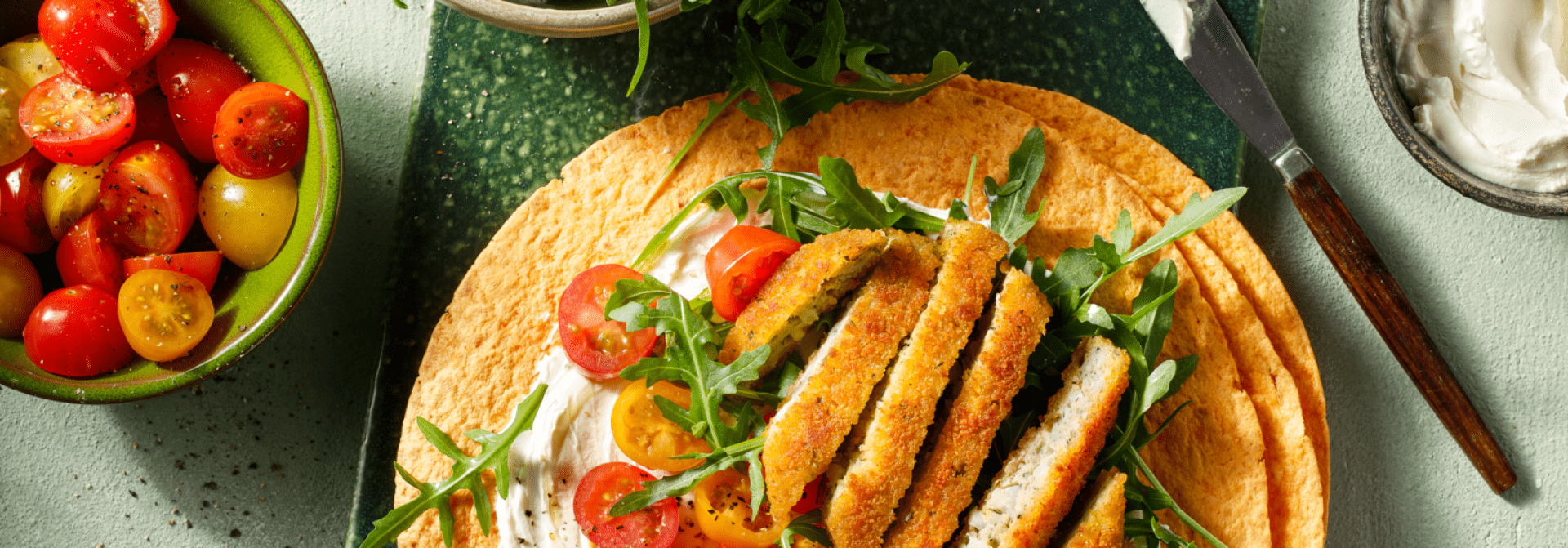 wrap schnitzel boursin