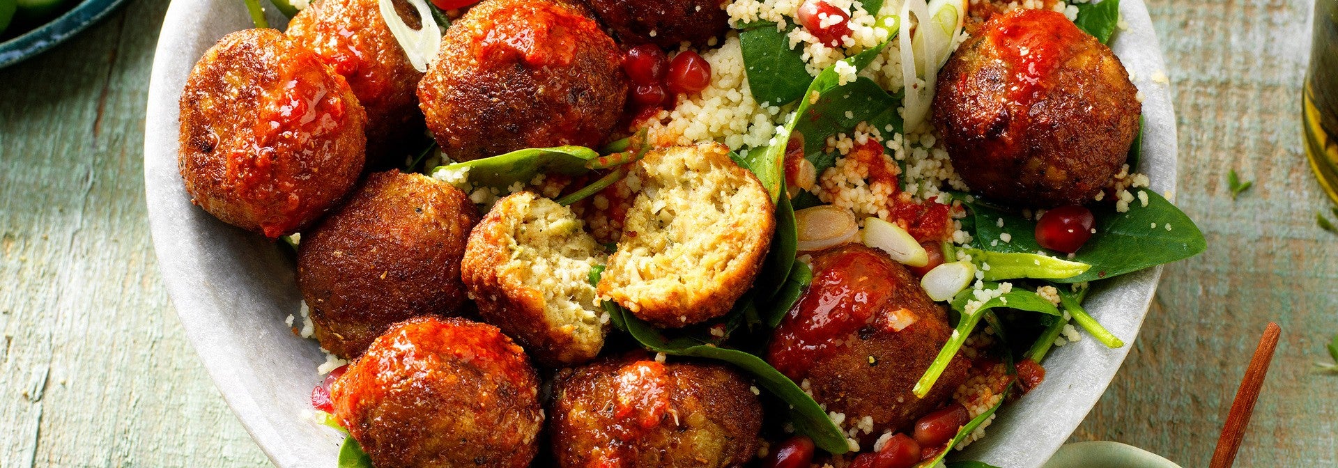 Quinoasalade met falafel x2