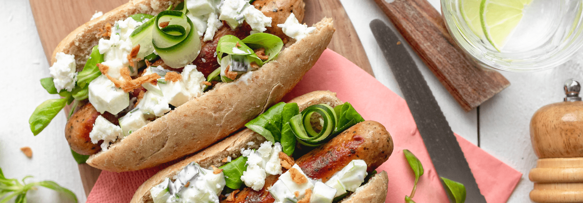 Nuggets with roasted sweet potato and a meal salad with peanut dressing
