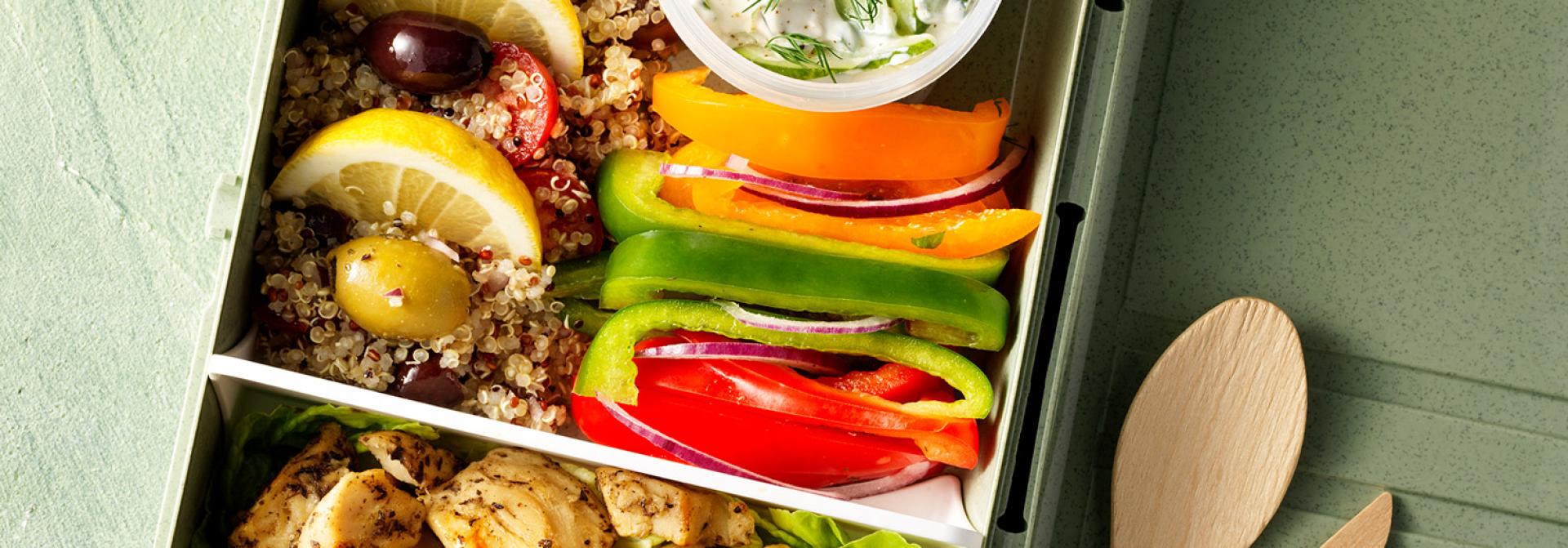 Greek-style Lunch Box Salad