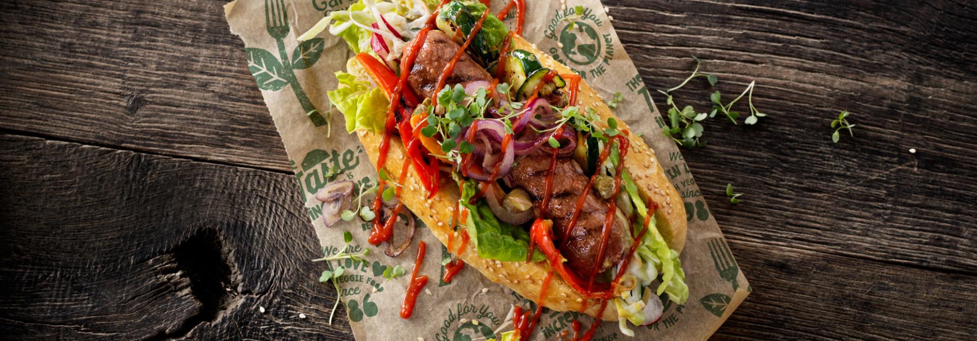 Oppsiktsvekkende pølse Hot Dog