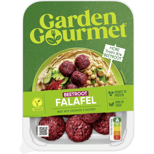 Beetroot falafel