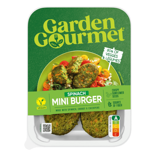 Spinach mini burger