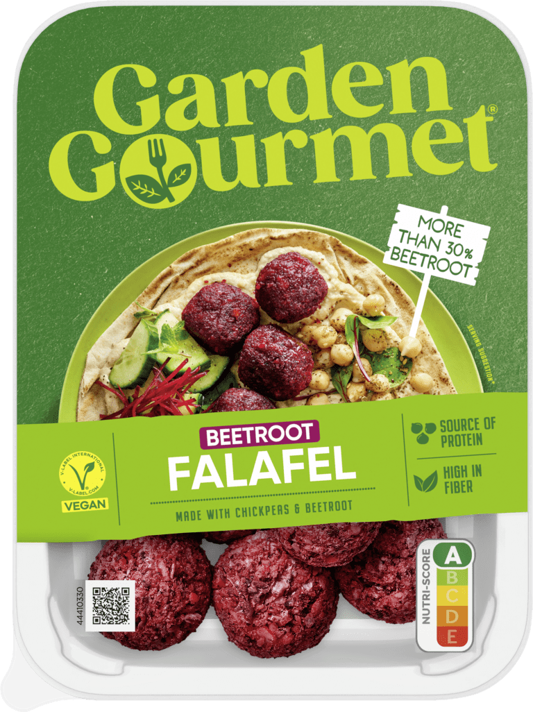 Beetroot falafel