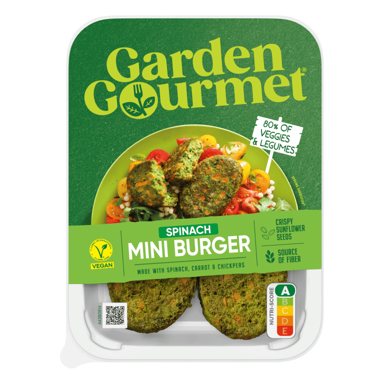 Spinach mini burger