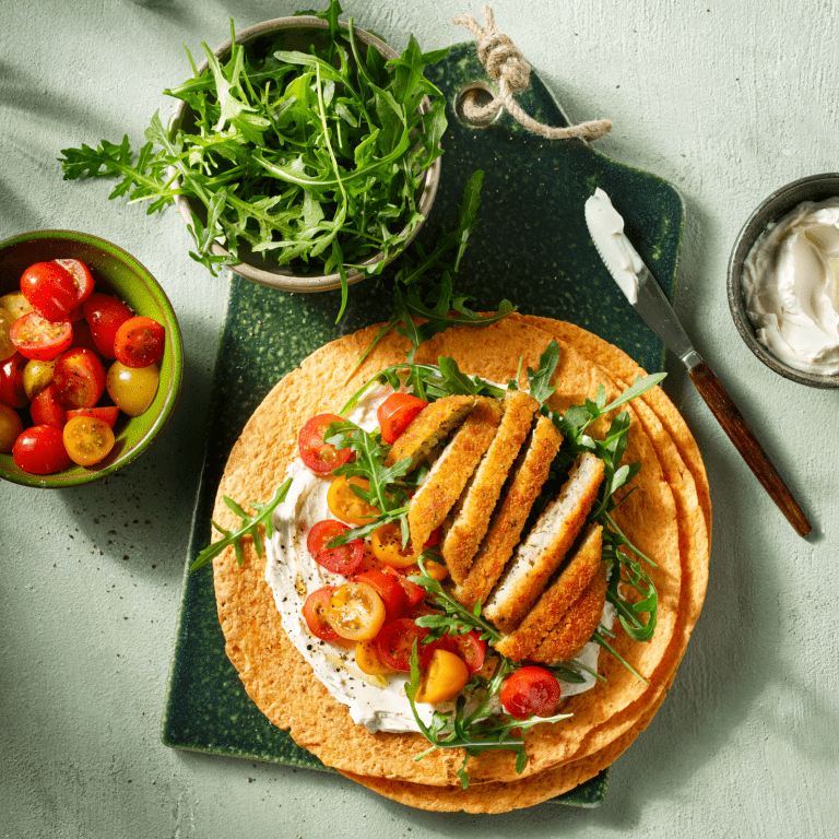 wrap schnitzel boursin