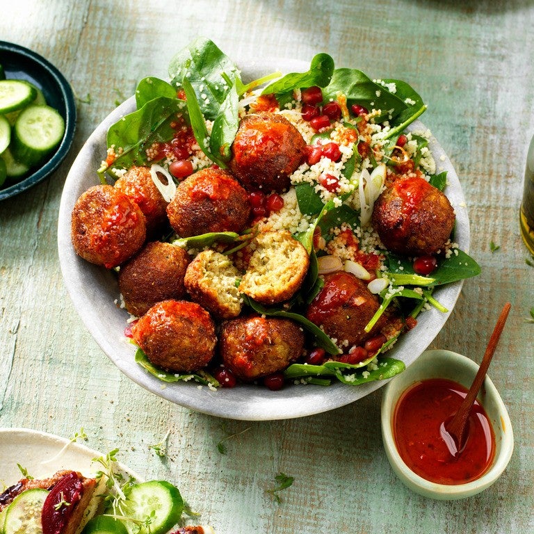 Quinoasalade met falafel x2