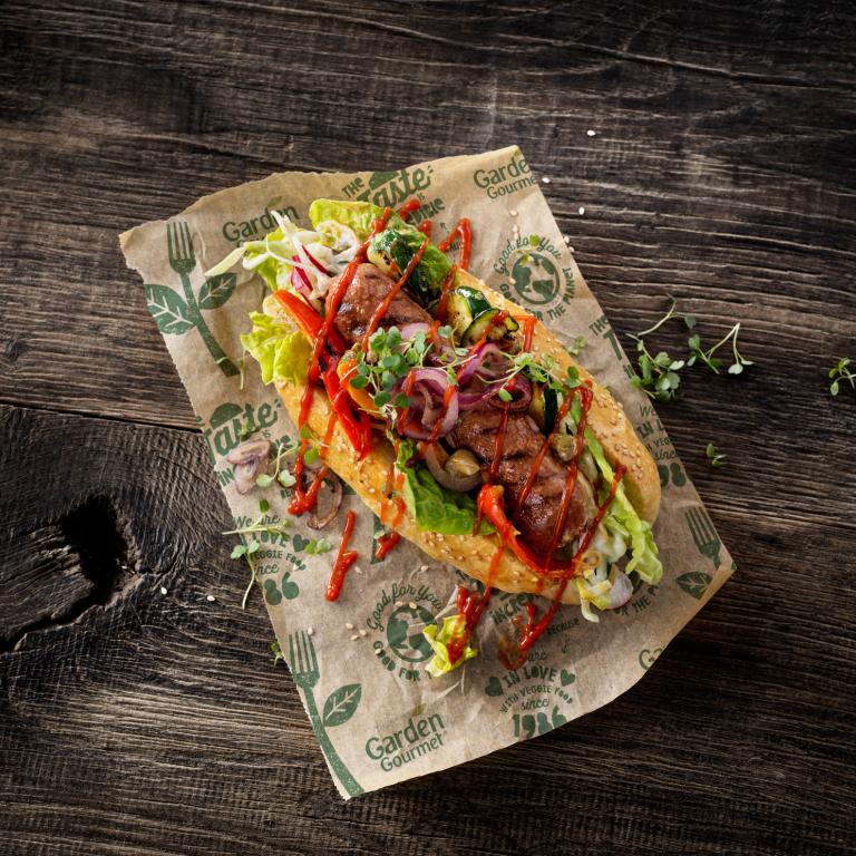 Oppsiktsvekkende pølse Hot Dog Oppsiktsvekkende pølse Hot Dog