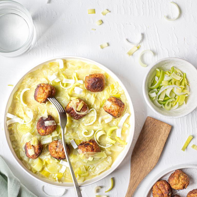 Groentecurry met groenteballetjes