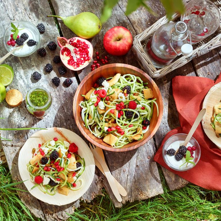 Courgette Spaghetti Salade