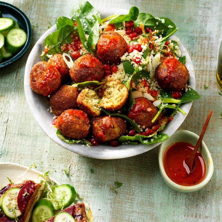 Quinoasalade met Falafel