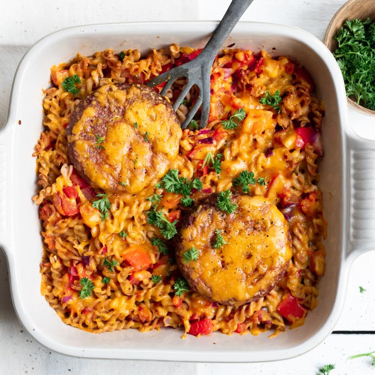 Cheeseburger ovenschotel